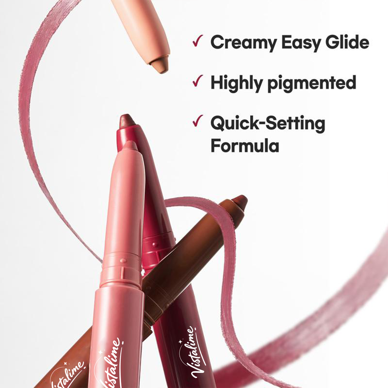 Vistalimre Smooth Lip Liner Creamy, Blendable Color with Smooth Application