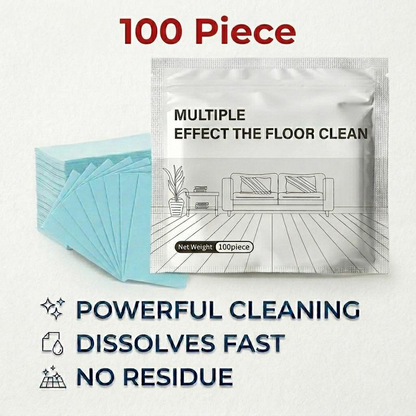 Floor Cleaning Tablets Multi-Surface Cleaner for Hardwood Laminate Tile & RV Walls Antibacterial Deodorization Maintenance