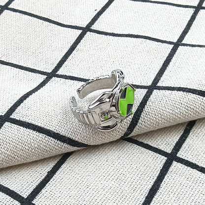 Omnitrix Ring Ben 10 Fashionable Versatile Personality Ring